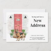 Mein Hund und ich neue Adresse Deutscher Schäferbe Ankündigung (Vorderseite)