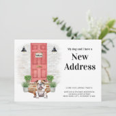 Mein Hund und ich neue Adresse Englisch Bulldog Mo Ankündigung (Stehend Vorderseite)