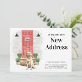 Mein Hund und ich neue Adresse Yellow Labrador Mov Ankündigung (Stehend Vorderseite)