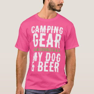 Mein Hund und mein Bierfreund wandern im Freien T-Shirt