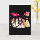 Mein Hund Valentine Karte (Gelbe Blume)