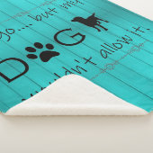 Mein Hund würde es nicht zulassen, dass es Sherpa Sherpadecke (3/4)