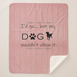 Mein Hund würde es nicht zulassen   Pink Sherpa Bl Sherpadecke