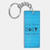 Mein Hund würde es nicht zulassen Schlüsselanhänge Schlüsselanhänger (Vorderseite links)