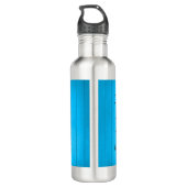 Mein Hund würde nicht zulassen, dass es Wasser Fla Edelstahlflasche (Rückseite)