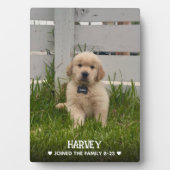 Mein Hunde-Foto Fotoplatte (Vorderseite)