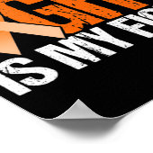 Mein Husband kämpft gegen meine Leukämie-Bewusstse Poster (Ecke)