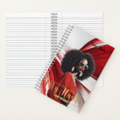 Mein Hustle ... Red & White Abstrakt Journal Notizblock (Innen)