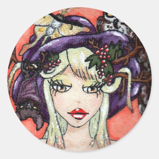 "Mein Hut ist auch fabelhaft!" Aufkleber (Vorderseite)