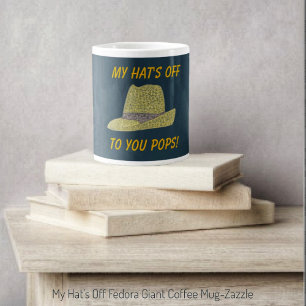 Mein Hut ist außer Fedora Jumbo-Tasse