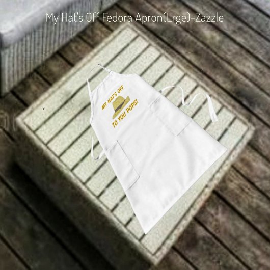 Mein Hut ist außer Fedora Lange Schürze