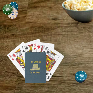 Mein Hut ist außer Fedora Spielkarten