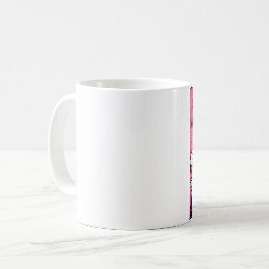 "Mein Hut ist fabelhaft! "Tasse Kaffeetasse (Vorderseite Links)
