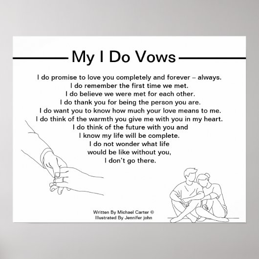 Mein Ich mache Vows__Poster Poster (Vorne)