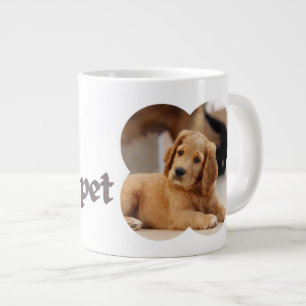 Mein idealer Begleiter - Design der Liebe für Welp Jumbo-Tasse