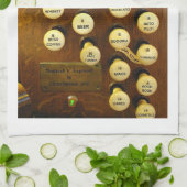 Mein ideales Orgeltuch weiß Geschirrtuch (Gefaltet)