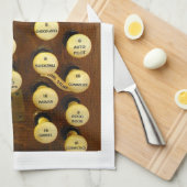 Mein ideales Orgeltuch weiß Geschirrtuch (Viertel Falte)