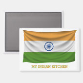 Mein Indian Kitchen Magnet (Vorderseite/Rückseite)