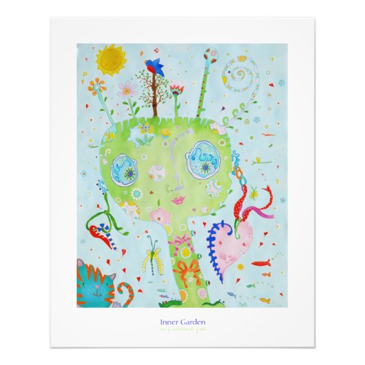 Mein Innengarten Fotodruck (Vorne)