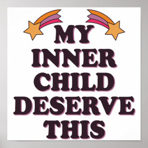 Mein Innenkind verdient dieses inspirierende Spric Poster