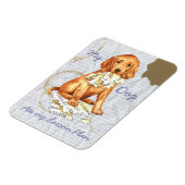 Mein irischer Setter Ate My Lessingplan Magnet (Linke Seite)