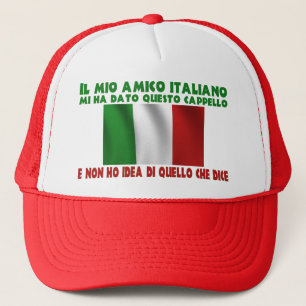 Mein italienischer Freund gab mir diesen Hut… Truckerkappe