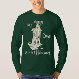 Mein italienischer Windhund aß meine Hausaufgaben T-Shirt