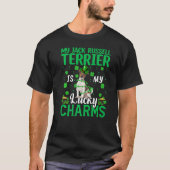 Mein Jack Russell Terrier ist mein Glück Charms St T-Shirt (Vorderseite)