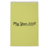 Mein Jahr 2008 Kalender (Titelbild)