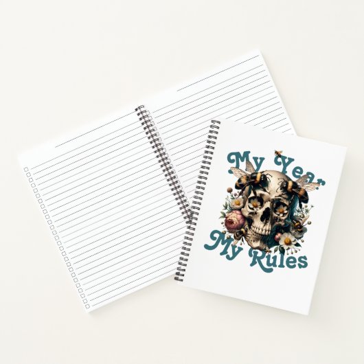 Mein Jahr Meine Regeln Power Xmas Jahr der Maßgesc Notizblock (Innenseite)