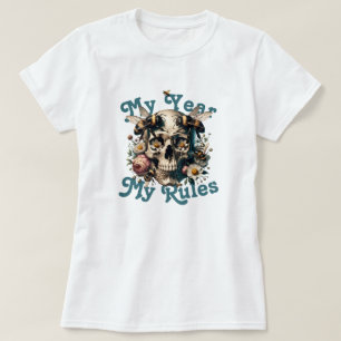 Mein Jahr Meine Regeln Power Xmas Jahr der Maßgesc T-Shirt