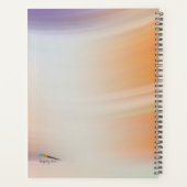 Mein Jahr Niedlich Tiger auf Marmor mit Namen Planer (Rückseite)