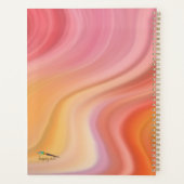 Mein Jahr Niedlicher Hund auf Marmor mit Namen Planer (Rückseite)