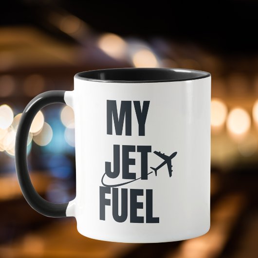 Mein Jet Fuel & Flugzeug, Boyfriend Husband, Funny Tasse