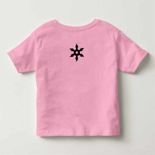 Mein Jiichan ist ein Ninja Kleinkind T-shirt (Rückseite)