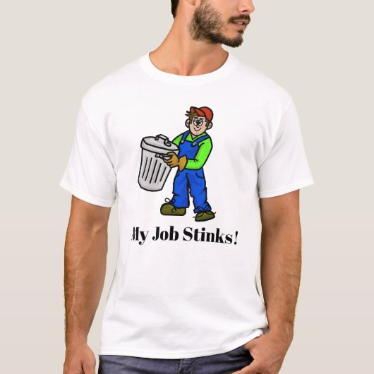 Mein Job bricht den Garbage Man-T - Shirt aus (Vorderseite)