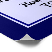 Mein Job ist es, mit Schülern umzugehen Poster (Ecke)