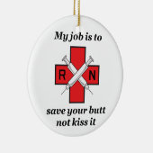 Mein Job Keramik Ornament (Rechts)