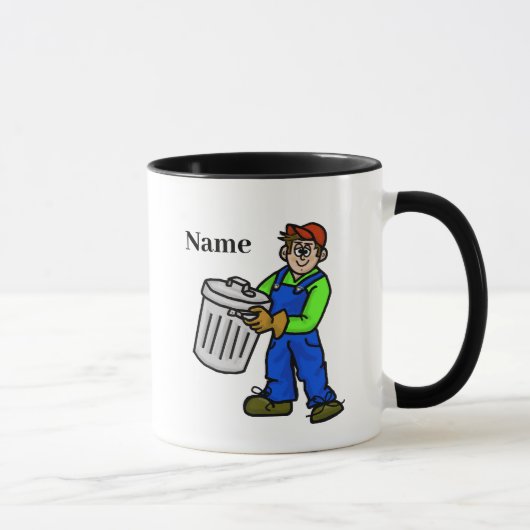 Mein Job stinkt Garbage Man Tasse (Anpassen Sie es (Rechts)