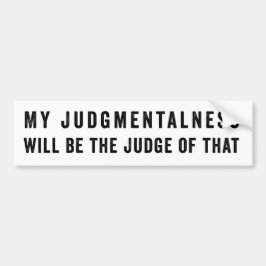 Mein Judgentum wird das Richtige dafür sein Autoaufkleber