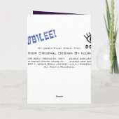 Mein jüdisches Herz Karte (Rückseite)