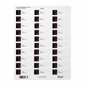 Mein Junge, Charlie-Rücksendeadressen-Aufkleber (Vorne)