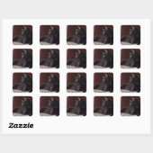 Mein Junge, Charlie Square Sticker (Blatt)
