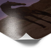 Mein Junge Lieben den Mond Fotodruck (Ecke)