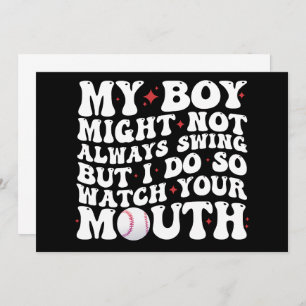 Mein Junge mag nicht immer schwingen, aber ich seh Einladung