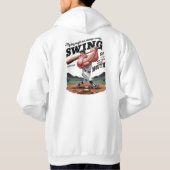 Mein Junge mag nicht immer schwingen, aber ich tue Hoodie (Rückseite)