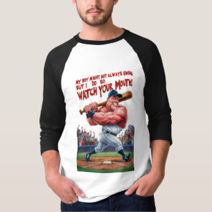 Mein Junge mag nicht immer schwingen, aber ich tue T-Shirt