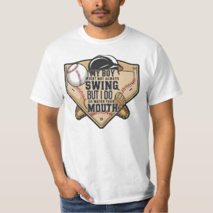 Mein Junge mag nicht immer schwingen, aber ich tue T-Shirt