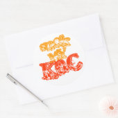 Mein KaC-Aufkleber (6 Stück) sind zum Kotzen Runder Aufkleber (Umschlag)