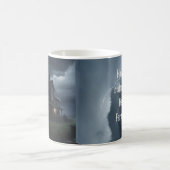 Mein Kaffee im Spuk Bauernhaus Kaffeetasse (Mittel)